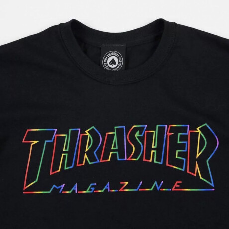 Remera Spectrum Thrasher - Negro Remera Spectrum Thrasher - Negro