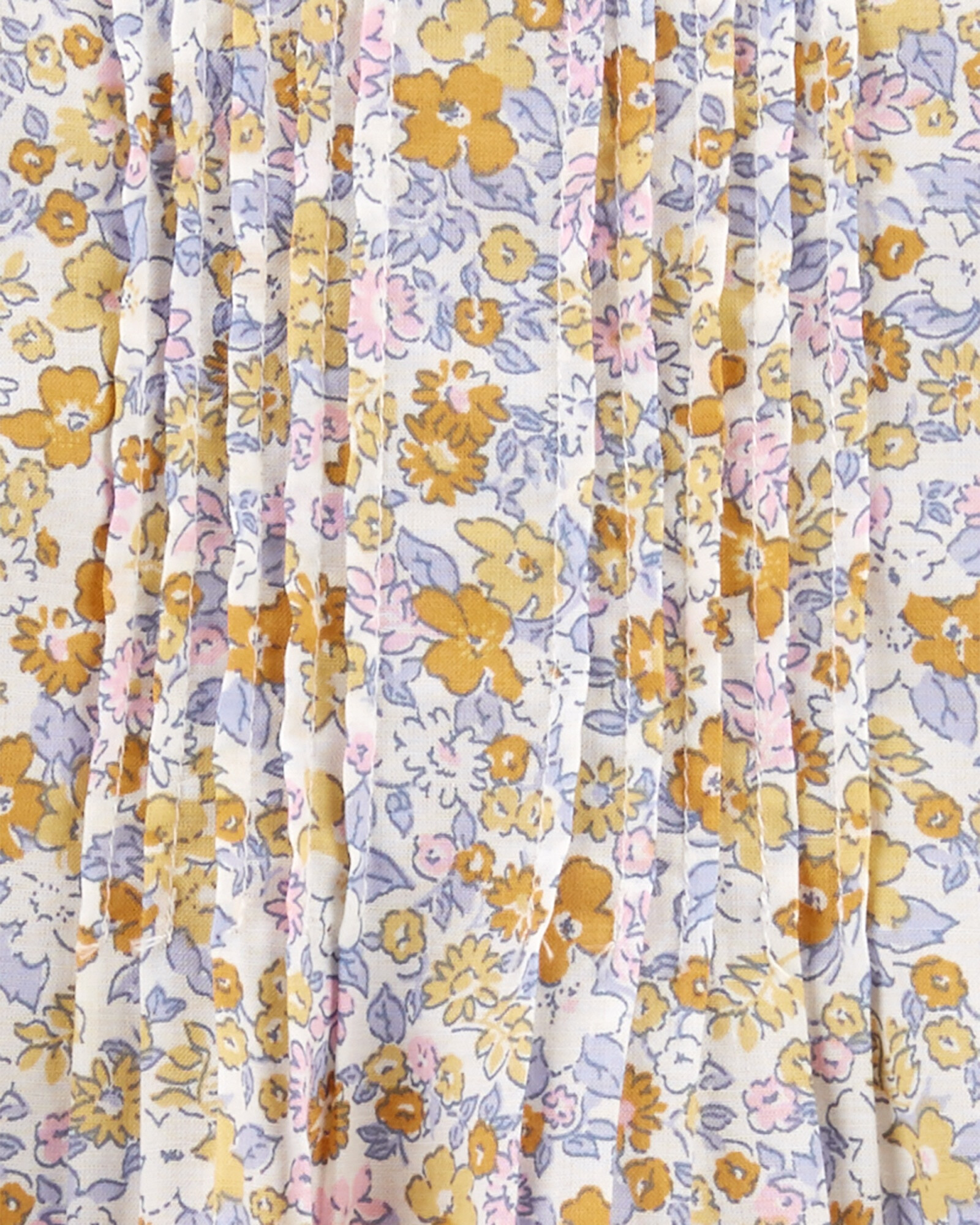 Body bombachudo de algodón diseño floral Sin color