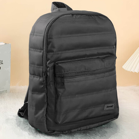 Mochila Urbana Expert + Cartuchera Set Puffer Negro