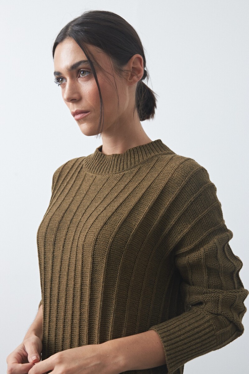 VESTIDO SIMEON Verde Musgo