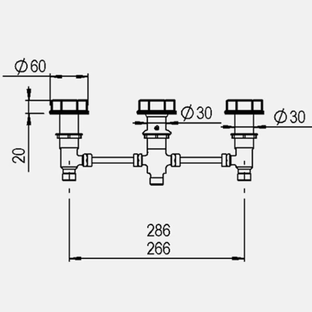 Grifería de Bide Bimando con transferencia Luxury Cromado Grifería De Bide Bimando Con Transferencia Luxury Cromado