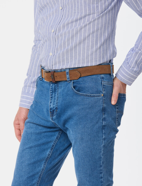 PANTALÓN DE JEAN SKINNY Azul claro