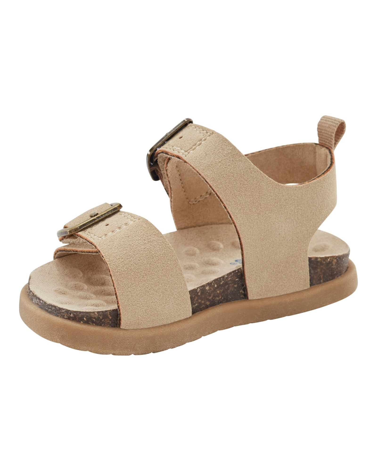 Sandalias con velcro, diseño con hebillas Sin color