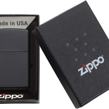 Zippo color 218 regular black mate 001