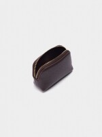 Monedero Liso marron