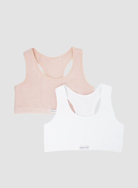 Pack x2 tops algodon Pale pink