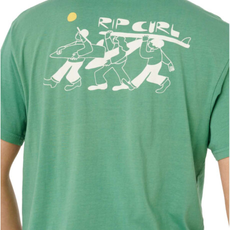 Remera Rip Curl Aots Ty Williams Dudes Verde
