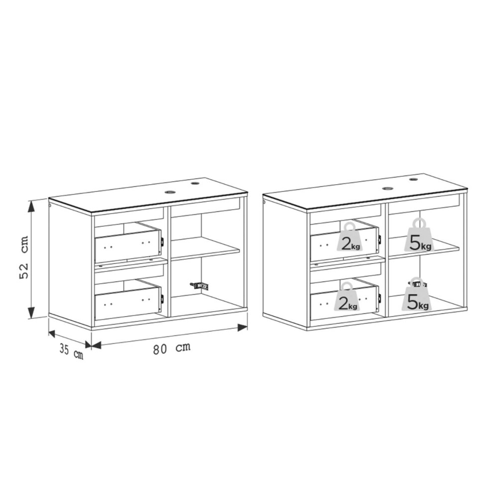 Mueble de baño Cravo Nogueira 80cm con bahca de loza Mueble De Baño Cravo Nogueira 80cm Con Bahca De Loza