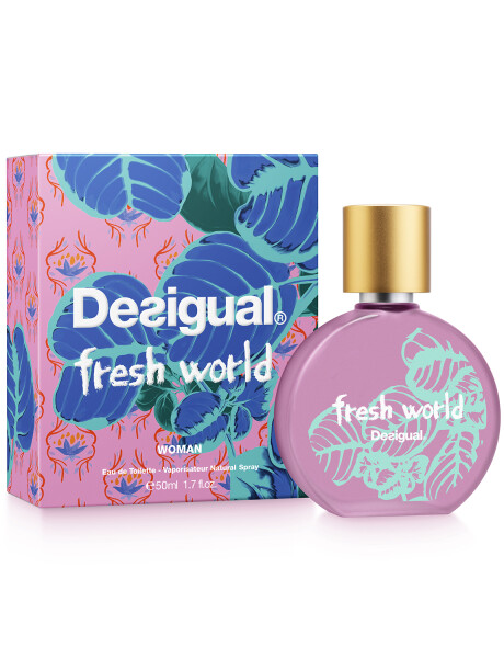 Perfume Desigual Fresh World Woman EDT 50ml Original Perfume Desigual Fresh World Woman EDT 50ml Original