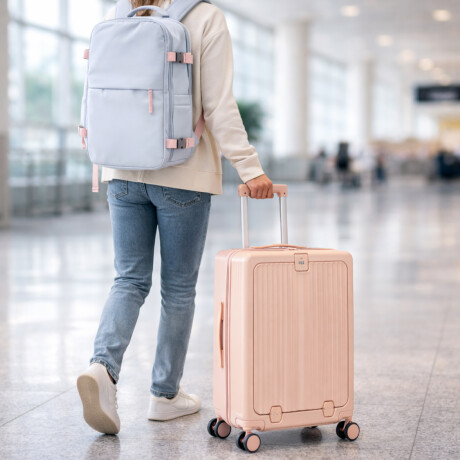 Set de viaje valija carry on rígida + mochila expandible Sc