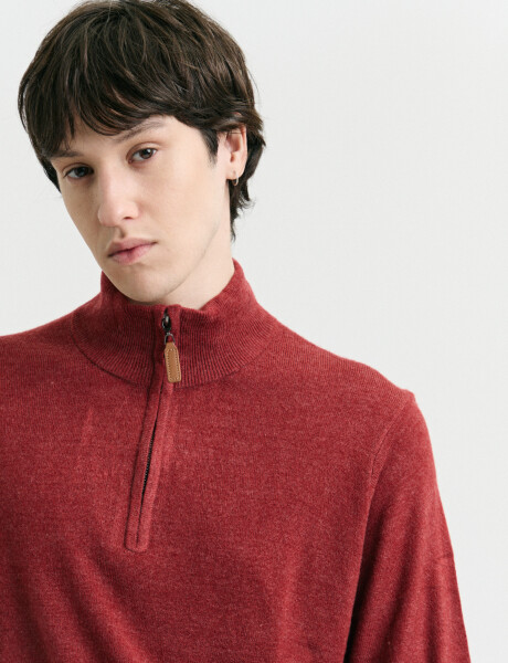 470415 REMERA HARRINGTON LABEL Bordo