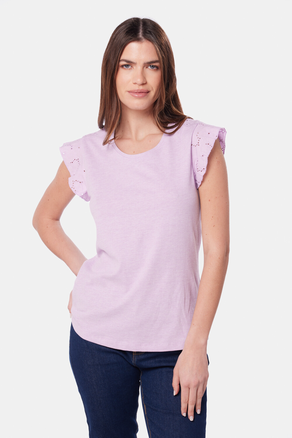 REMERA LISA Lila