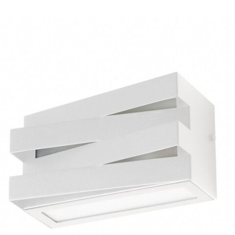 APLIQUE TRAMA RETANGULAR ALUMINIO IP54 225MM 1XE27BLANCO APLIQUE TRAMA RETANGULAR ALUMINIO IP54 225MM 1XE27BLANCO
