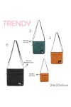 Bandolera Trendy Petroleo