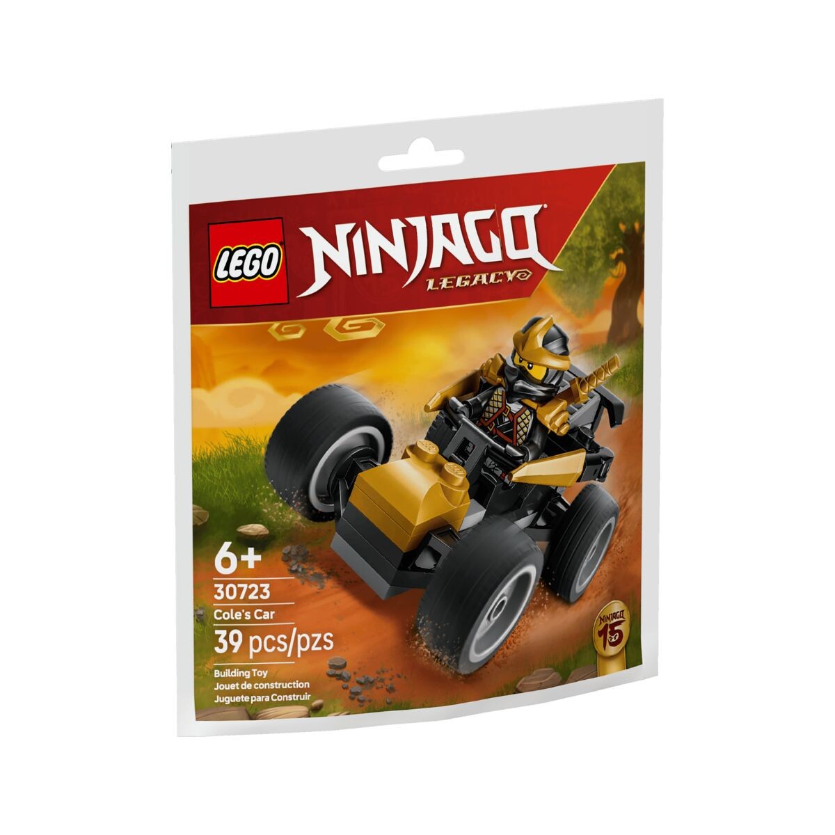 Lego Ninjago Auto Del Ninja Cole 39 Pcs En Bolsa 6+ 