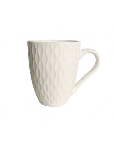 SET X4 TAZAS DISEÑO ONDAS 360ML 8.5X10.5CM BLANCO SET X4 TAZAS DISEÑO ONDAS 360ML 8.5X10.5CM BLANCO