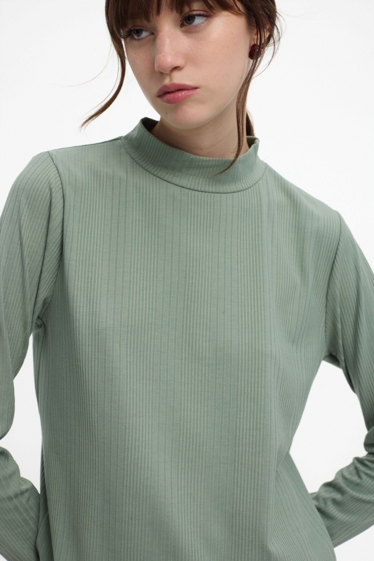 Polera Tina Verde Oliva