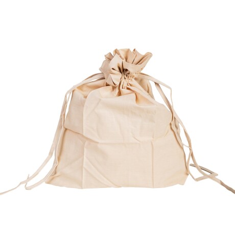 ORGANIZADOR DE VIAJE ALGODON NATURAL-BEIGE PLEGABLE