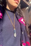 Raw Stone Necklace Traslucido