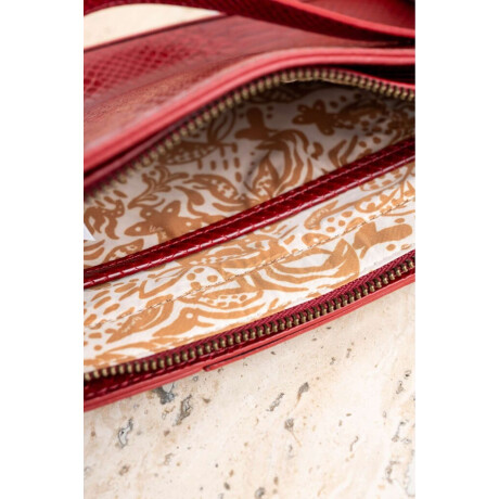 Cartera Snake Rojo