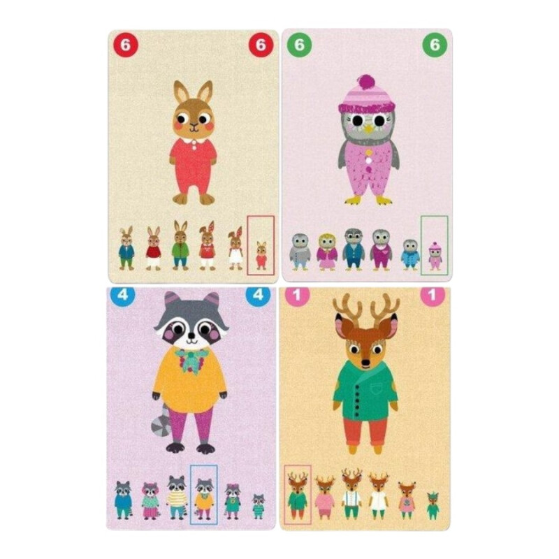 Juego De Cartas Familou +5 Djeco Juego De Cartas Familou +5 Djeco