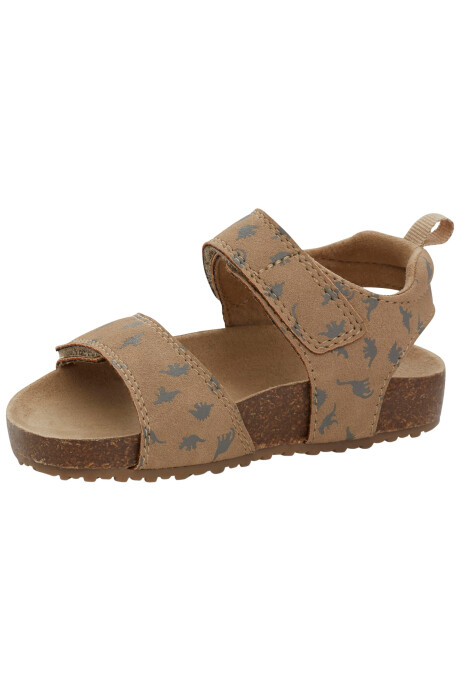 Sandalias con velcro, diseño dinosaurios Sin color