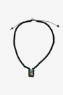 Collar de madera Negro