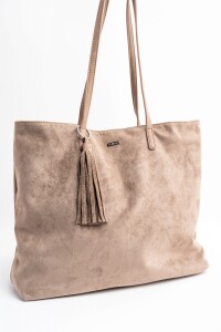 Travel Bag Gamuza Vegana Mocha