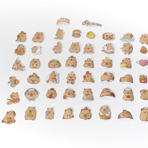 BOLSA DE STICKERS DE CAPIBARA BOLSA DE STICKERS DE CAPIBARA