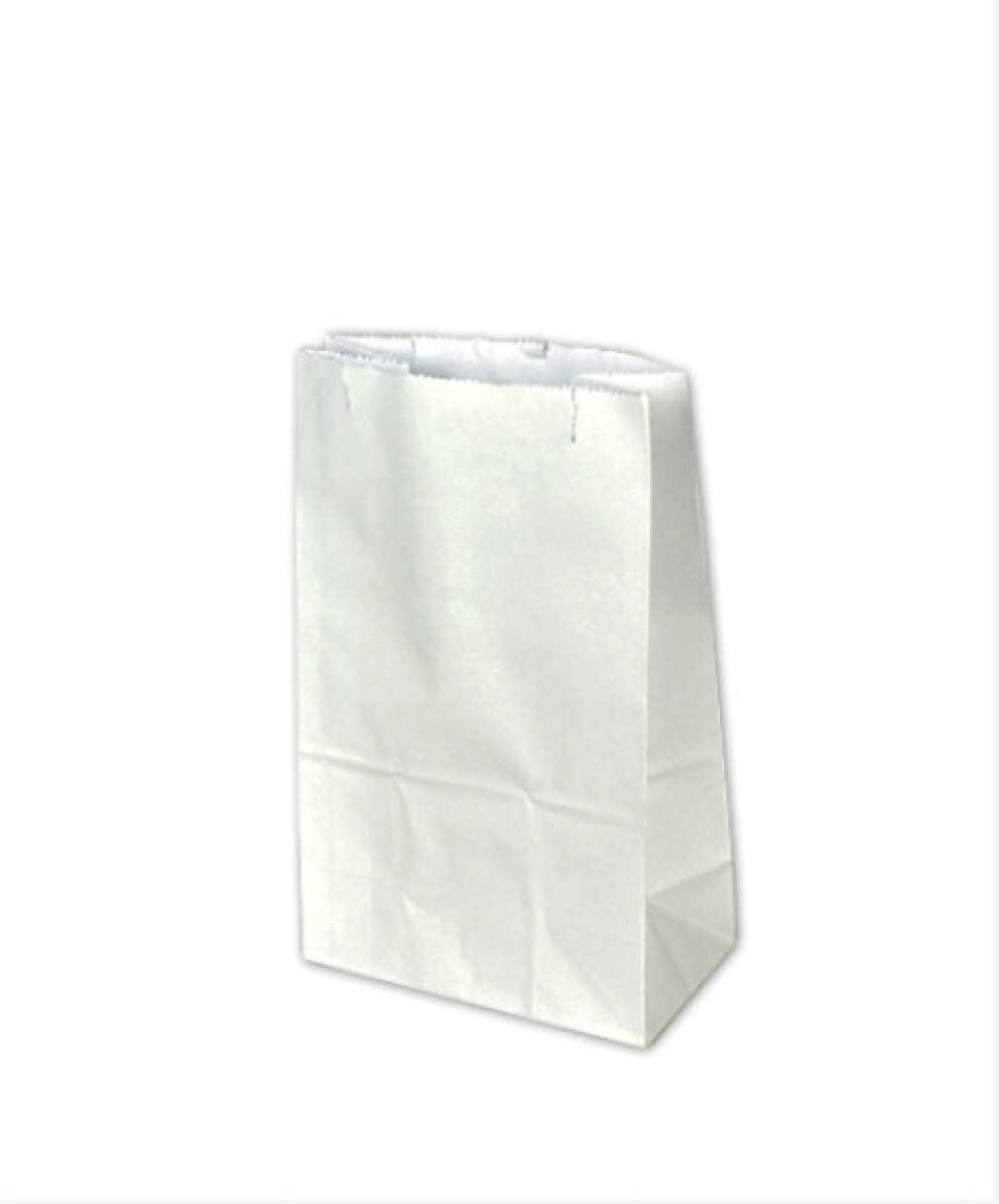 Bolsa panaderia 16x9x25 cm. - BLANCO 