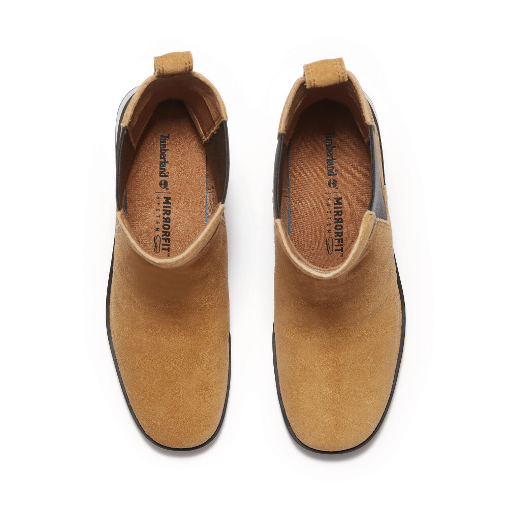 Botas Mid Chelsea Mujer Medium Brown Suede