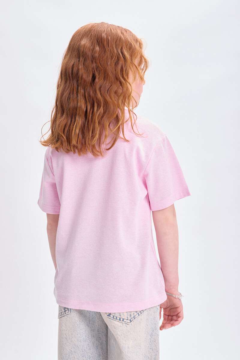 Remera estampa Cowgirl Rosa