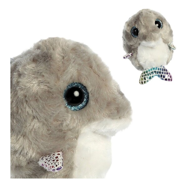Peluche Mini Delfin Pez Yoohoo&friends Aurora Suave Felpa Variante DELFINGRIS