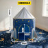 Carpa Casita Infantil Para Niños Casa Tipi Espacio Nave Cohete Espacial Estrellas Imback Color Azul Carpa Casita Infantil Para Niños Casa Tipi Espacio Nave Cohete Espacial Estrellas Imback Color Azul