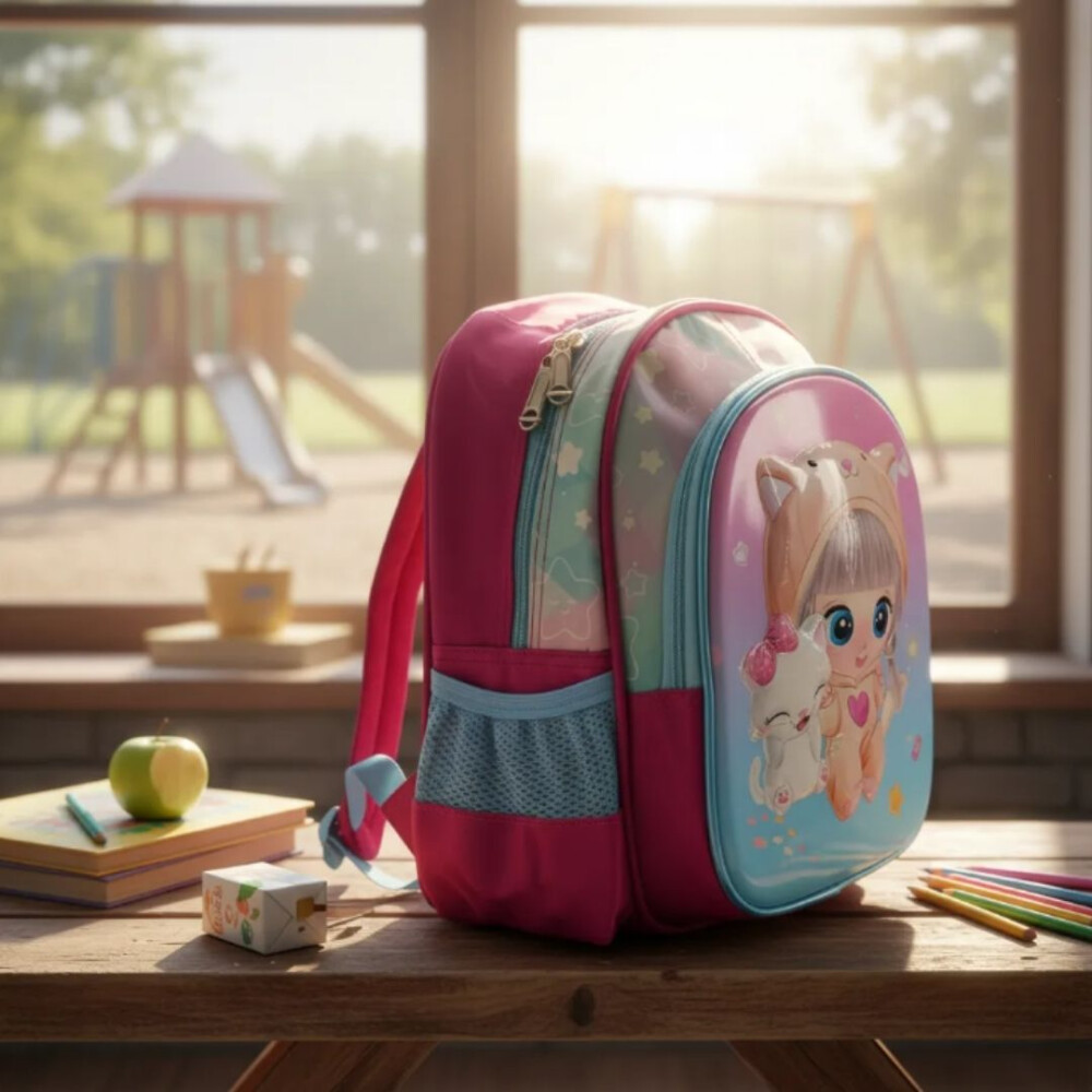 Mochila Pre-escolar, Estampados Infantiles NIÑA KWAI