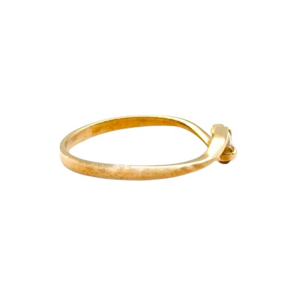 Anillo Solitario-Oro bajo-Piedra Zirconia-AN8073 conpiedra