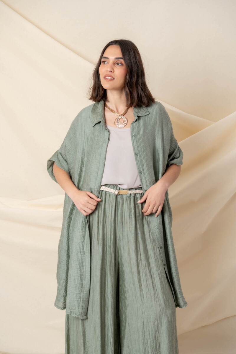 PANTALON AITNE - Verde seco 