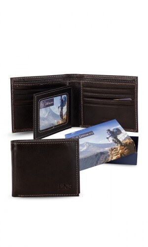 BILLETERA CUERO CICLOPE CAFE