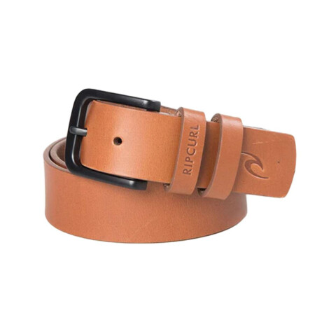 Cinto Rip Curl Cut Down Leather Belt Marrón