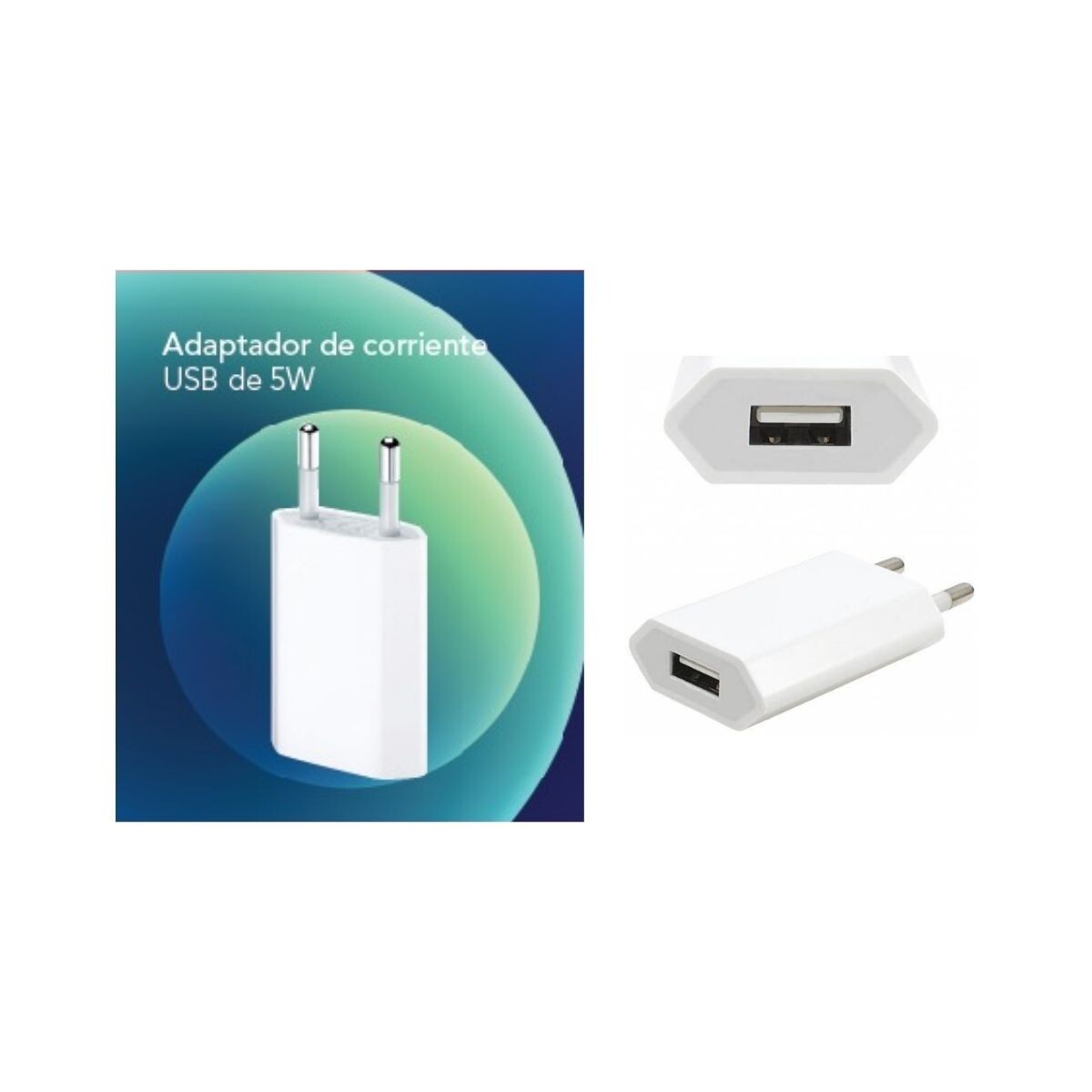 Cargador/ Adaptador de Usb a IPhone 5w - Servi Ksa