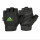 Guantes De Entrenamiento Adidas Negro Con Logo Verde