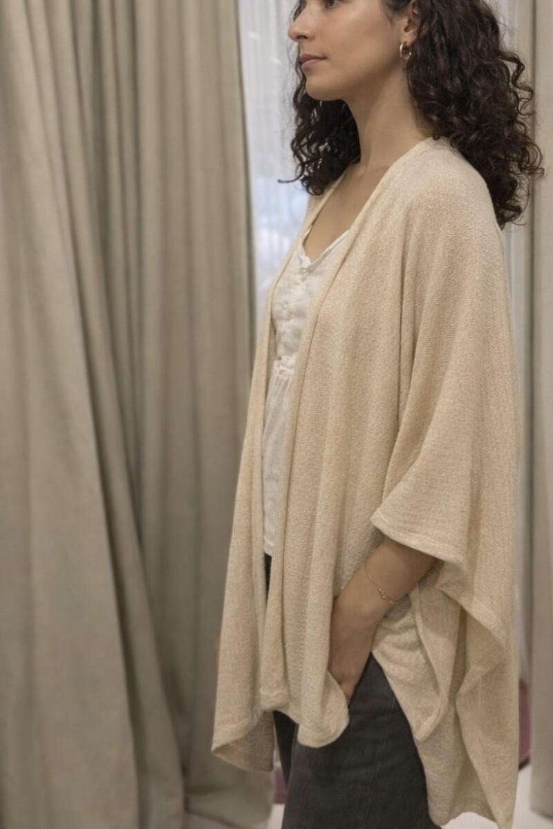 Ruana Laia Beige