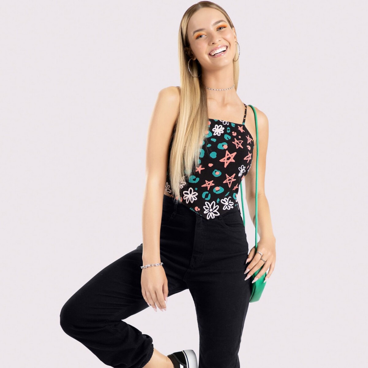 Pantalón Streetwear - Negro 