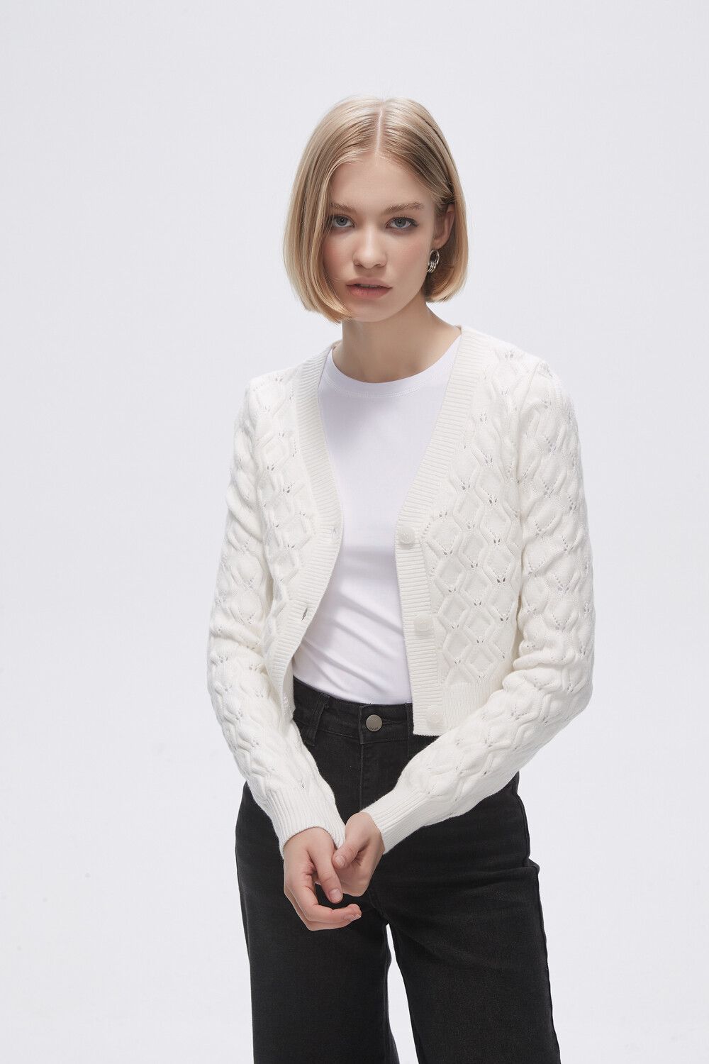 Cardigan Florina Crudo / Natural