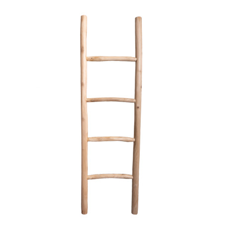 ESCALERA DECORATIVA MADERA NATURAL-BEIGE INDO II, 180