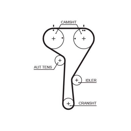 CORREA DISTRIBUCION VOLKSWAGEN GOLF G7 VENTO 1.4 TSI FOX SAVEIRO CROSS 16V UP 14/ - CORREA DISTRIBUCION VOLKSWAGEN GOLF G7 VENTO 1.4 TSI FOX SAVEIRO CROSS 16V UP 14/ -