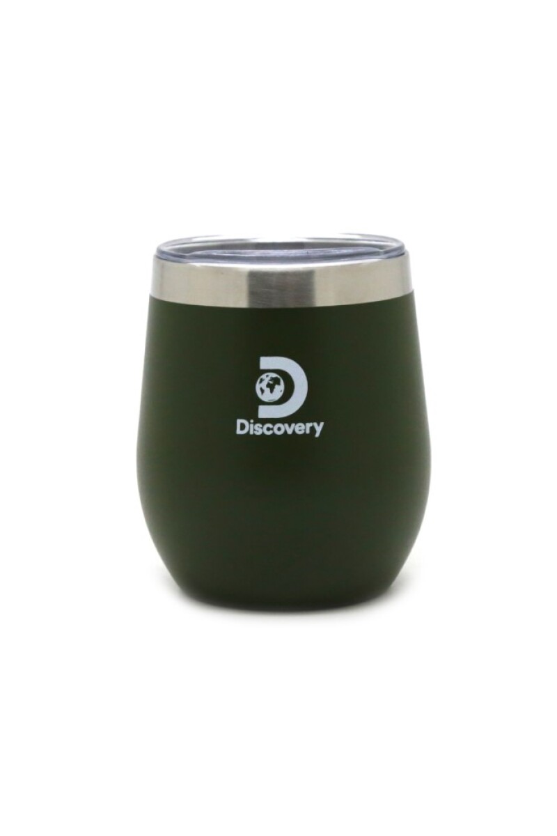 Mate y tapa de Acero - Discovery Verde