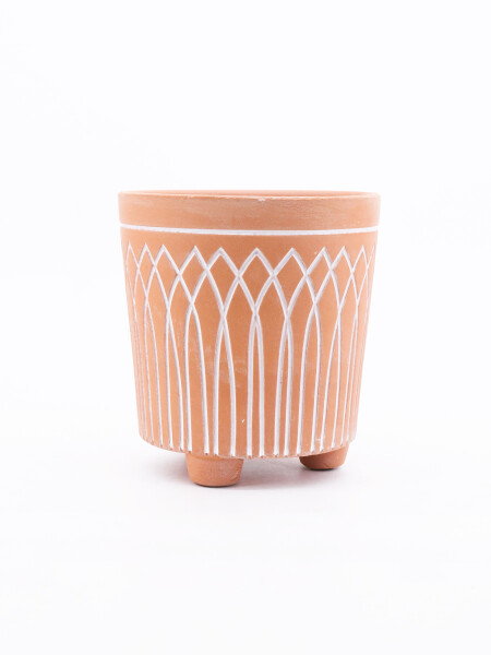 MACETA ARCO MARRON