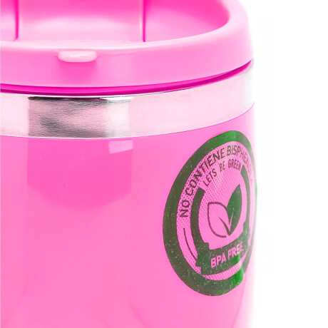 Keep Mug Metálico Vaso Térmico 400ml Jarra Acero Inoxidable Rosado