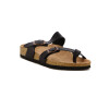 Sandalias Mujer Darkness Tiras Cruzadas Negro